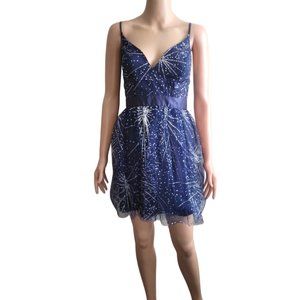 Royal blue formal dress